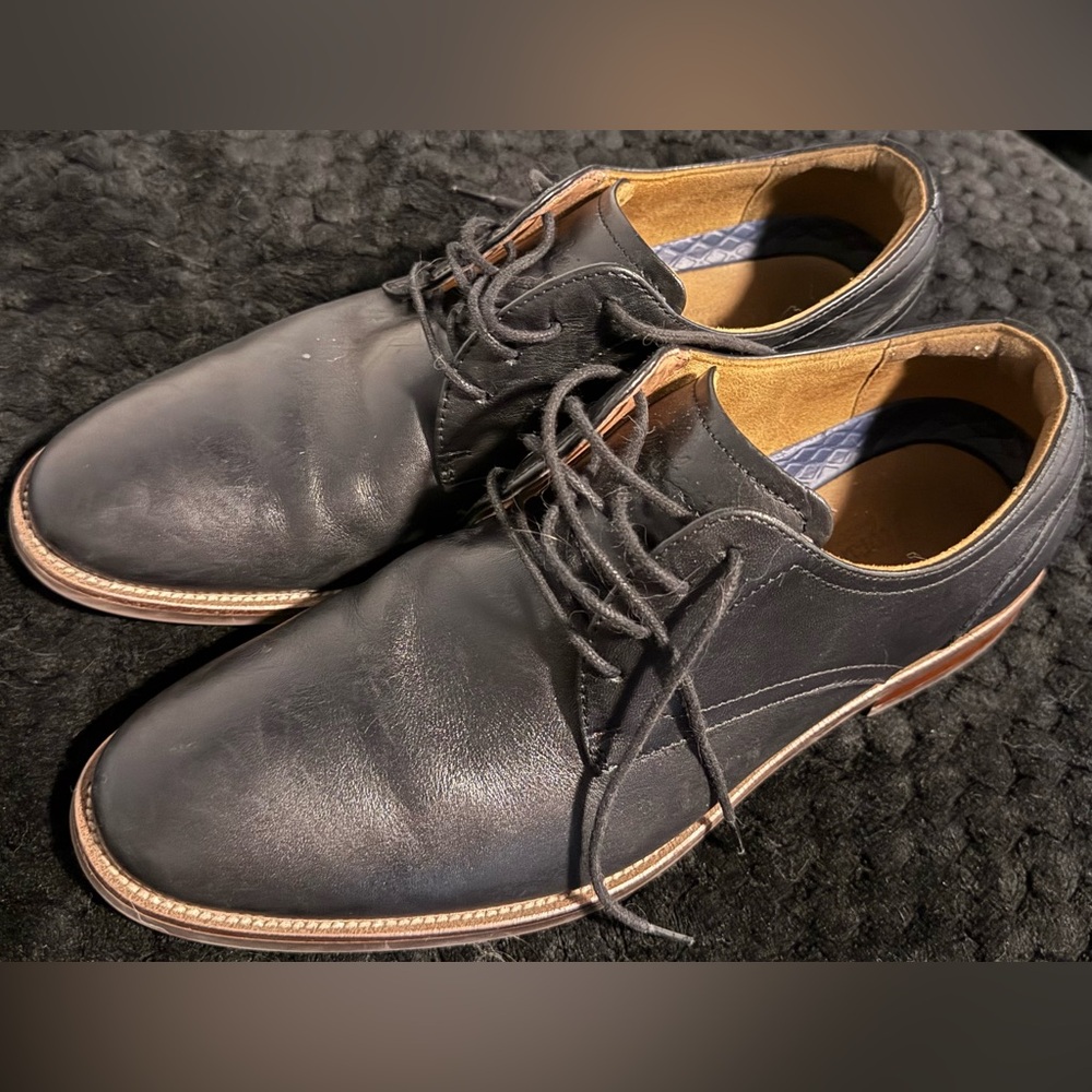 Florsheim Black Leather Derbys/oxford